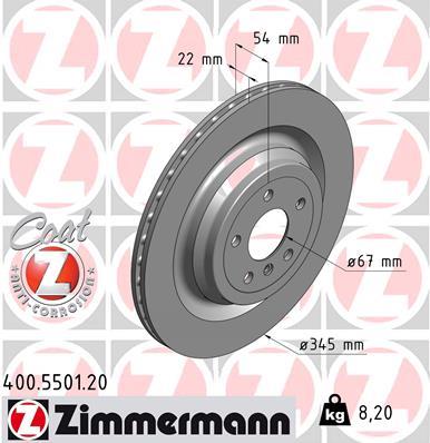 ZIMMERMANN 400.5501.20 EAN: 4250238760146.