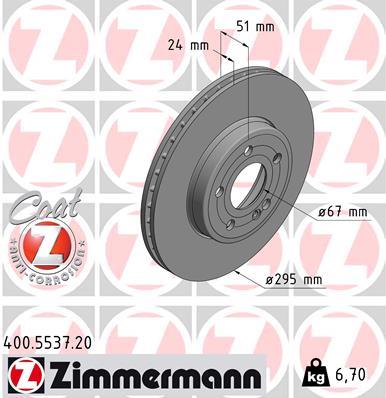 ZIMMERMANN 400.5537.20 EAN: 4250238780649.