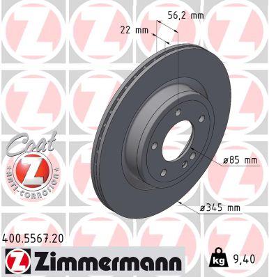 ZIMMERMANN 400.5567.20 EAN: 4250238785880.