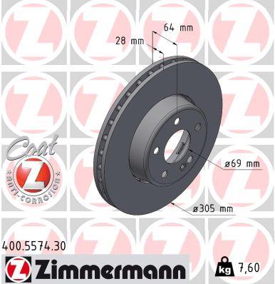 ZIMMERMANN 400.5574.30 EAN: 4250238788225.