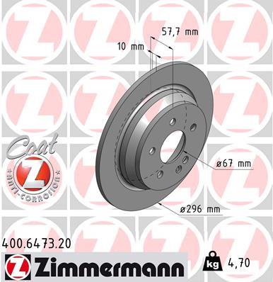 ZIMMERMANN 400.6473.20 EAN: 4250238762317.