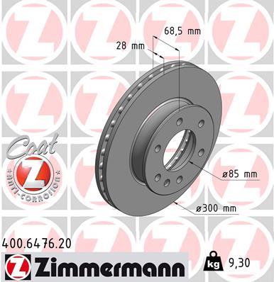 ZIMMERMANN 400.6476.20 EAN: 4250238757887.