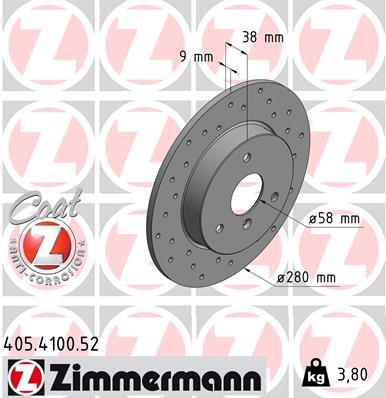 ZIMMERMANN 405.4100.52 EAN: 4250238748977.