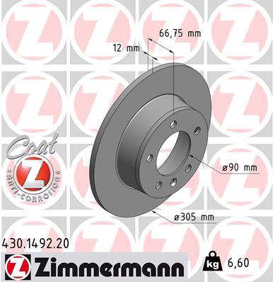 ZIMMERMANN 430.1492.20 EAN: 4250238763062.
