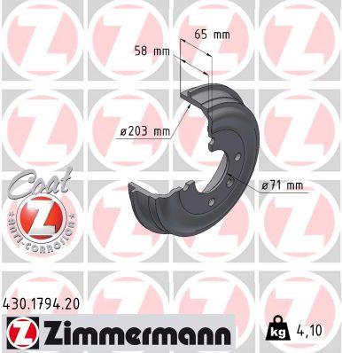 ZIMMERMANN 430.1794.20 EAN: 4250238791683.