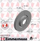 ZIMMERMANN 440.3133.20 - Brzdový kotouč (ø 283 mm)