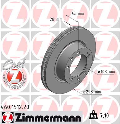 ZIMMERMANN 460.1512.20 EAN: 4250238719618.