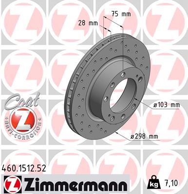 ZIMMERMANN 460.1512.52 EAN: 4250238745402.