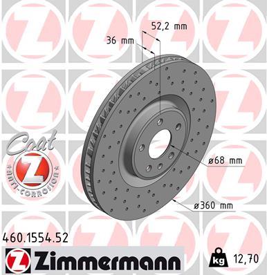 ZIMMERMANN 460.1554.52 EAN: 4250238766148.