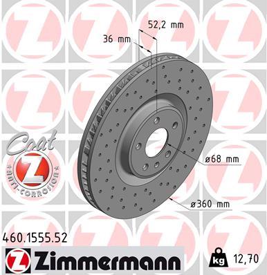 ZIMMERMANN 460.1555.52 EAN: 4250238766162.