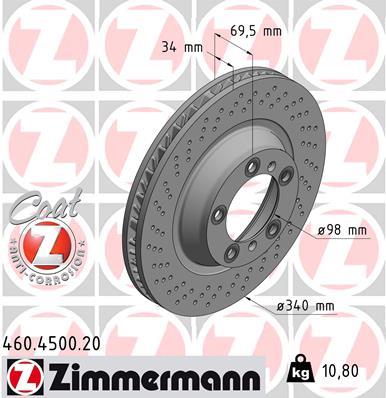 ZIMMERMANN 460.4501.20 EAN: 4250238768609.