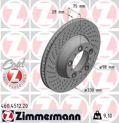 ZIMMERMANN 460.4512.20 EAN: 4250238776772.