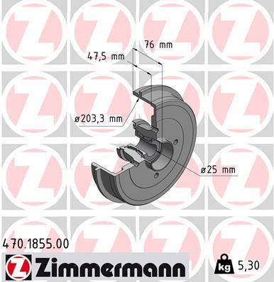 ZIMMERMANN 470.1855.00 EAN: 4250238763949.