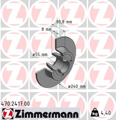 ZIMMERMANN 470.2417.00 EAN: 4250238712374.