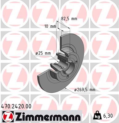 ZIMMERMANN 470.2420.00 EAN: 4250238712404.