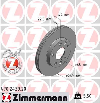 ZIMMERMANN 470.2439.20 EAN: 4250238754558.
