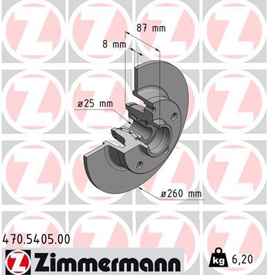 ZIMMERMANN 470.5405.00 EAN: 4250238768562.