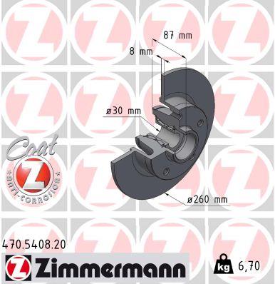 ZIMMERMANN 470.5408.20 EAN: 4250238792017.