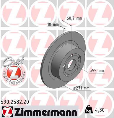 ZIMMERMANN 590.2582.20 EAN: 4250238766636.