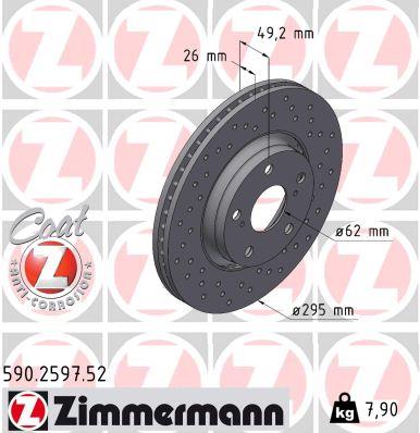 ZIMMERMANN 590.2597.52 EAN: 4250238753643.