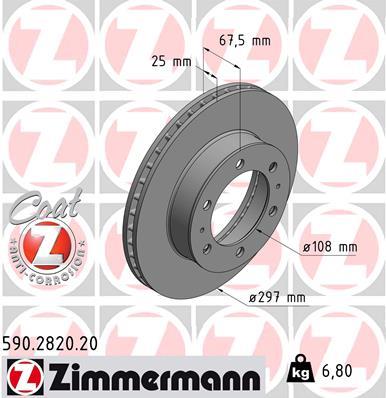ZIMMERMANN 590.2820.20 EAN: 4250238765011.