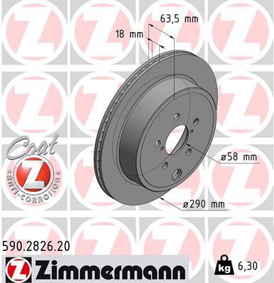 ZIMMERMANN 590.2826.20 EAN: 4250238768661.