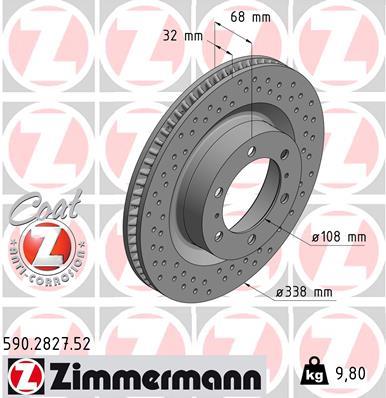 ZIMMERMANN 590.2827.52 EAN: 4250238778028.