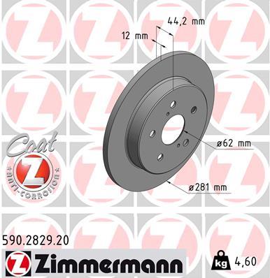 ZIMMERMANN 590.2829.20 EAN: 4250238776819.