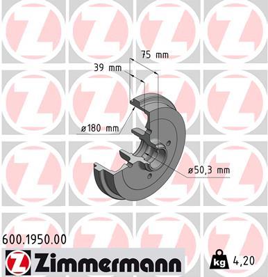ZIMMERMANN 600.1950.00 EAN: 4250238713869.