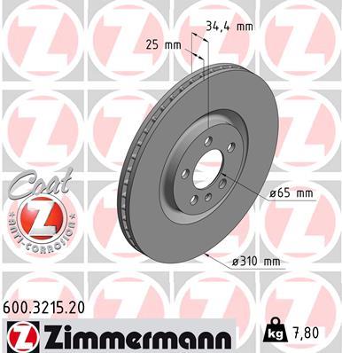 ZIMMERMANN 600.3215.20 EAN: 4250238759935.