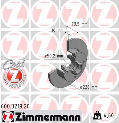 ZIMMERMANN 600.3219.20 EAN: 4250238761631.