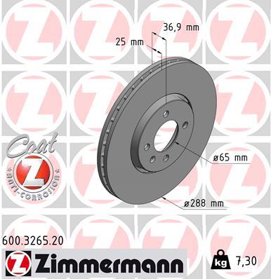 ZIMMERMANN 600.3265.20 EAN: 4250238783213.