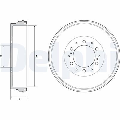 DELPHI BF537 EAN: 5012759522349.