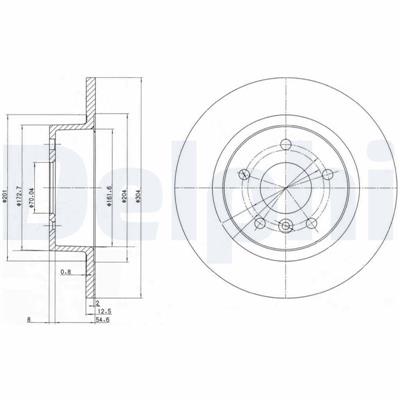 DELPHI BG3227C EAN: 5012759983782.