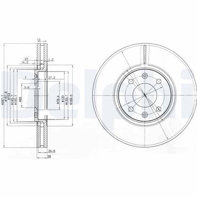 DELPHI BG3675 EAN: 5012759227718.