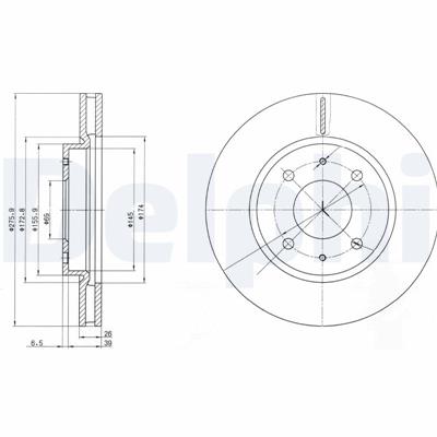 DELPHI BG4068 EAN: 5012759396162.