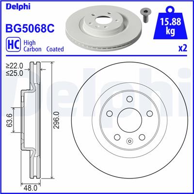 DELPHI BG5068C EAN: 5012759559741.