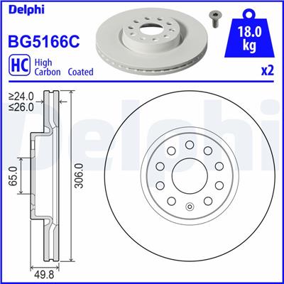 DELPHI BG5166C EAN: 5012759595459.