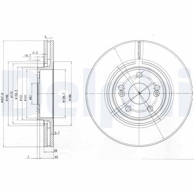 DELPHI BG9016 EAN: 5012759386484.