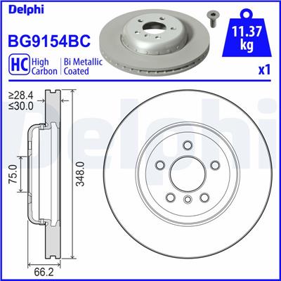 DELPHI BG9154BC EAN: 5012759556467.