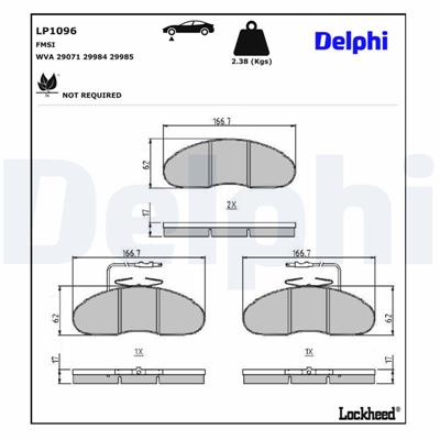 DELPHI LP1096 EAN: 5012759071328.