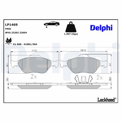 DELPHI LP1469 EAN: 5012759099339.