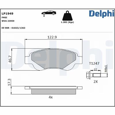 DELPHI LP1949 EAN: 5012759369630.