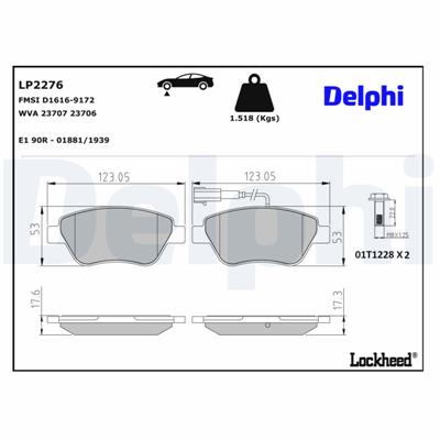 DELPHI LP2276 EAN: 5012759464472.