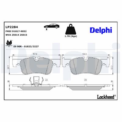 DELPHI LP2284 EAN: 5012759471197.