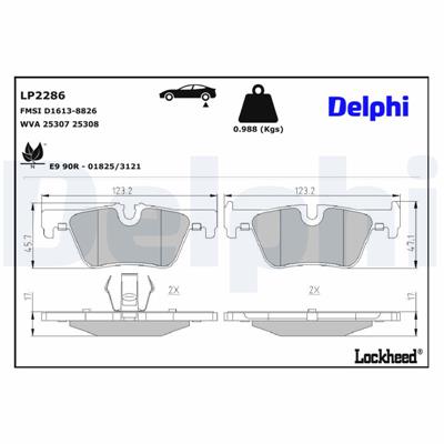 DELPHI LP2286 EAN: 5012759467510.