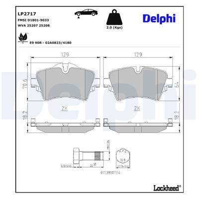 DELPHI LP2717 EAN: 5012759527993.