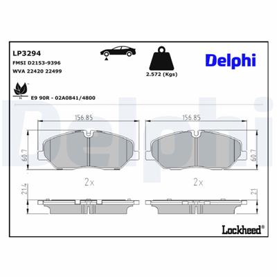 DELPHI LP3294 EAN: 5012759984833.