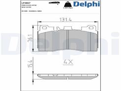 DELPHI LP3867