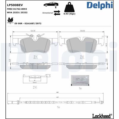 DELPHI LP5008EV